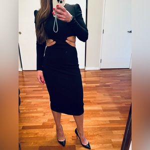 Cocktail dress , size xs  cut out with beautiful details